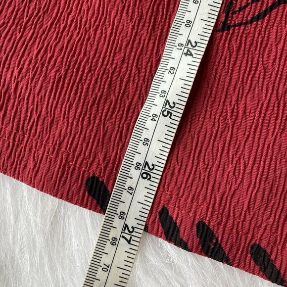 JPLA Shirt Sz M Fish Hawaii Surf Tropical Red Black Summer Vintage Womens - Picture 6 of 8